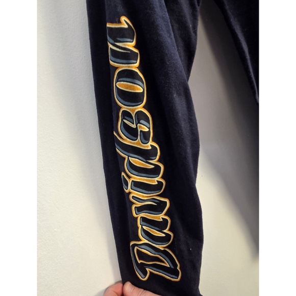 Harley-Davidson Long Sleeves T-Shirt Black Hanes Beefy-T Size Small RPM Saguenay - Picture 5 of 11